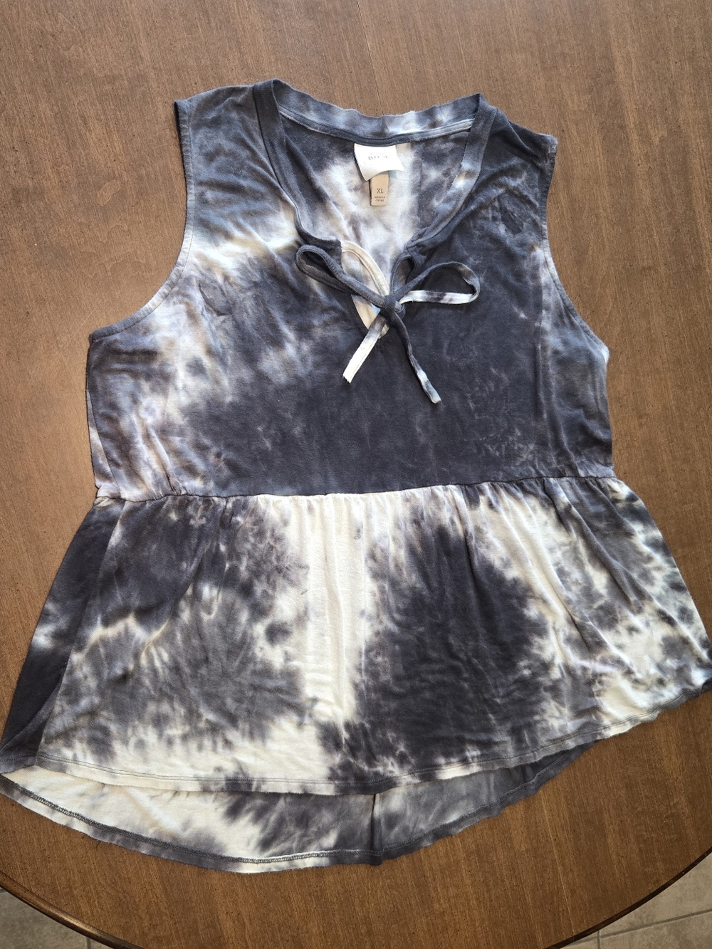 *SALE* Knox Rose Tie-Dye Sleeveless Tunic Tank Top